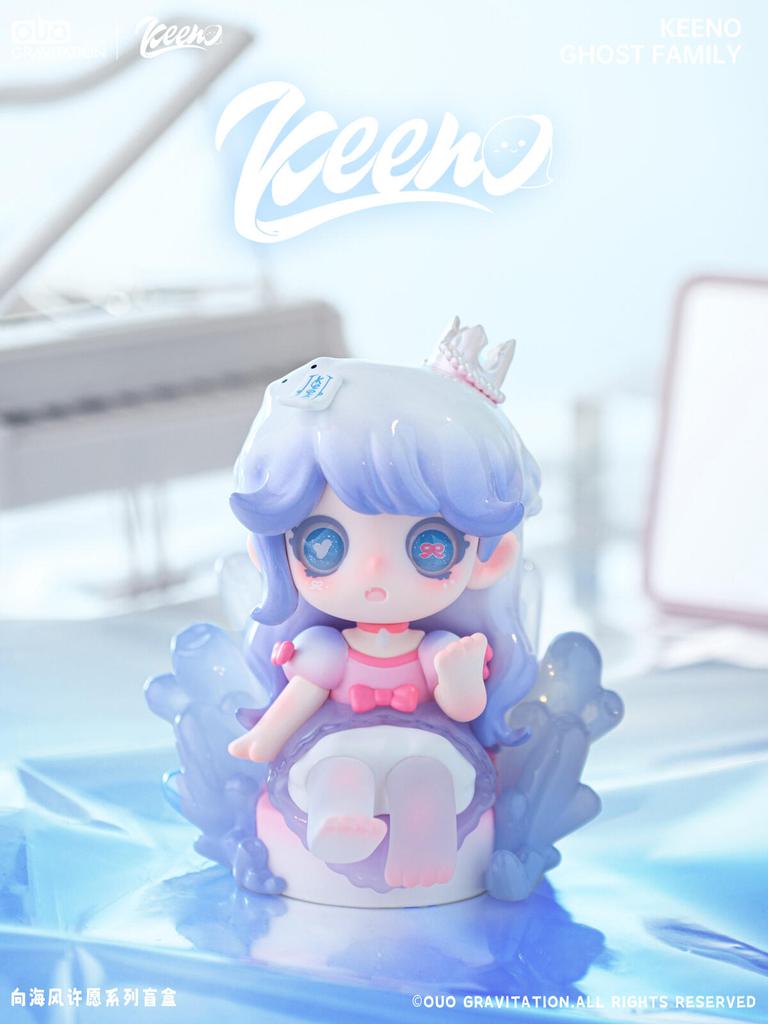 Keeno WISH ON THE SEA BREEZE Серия Блайнд Бокс Милая Q-Версия Смола Модель Настольное Модное Украшение Дизайнерская Игрушка Подарок-Сюрприз
