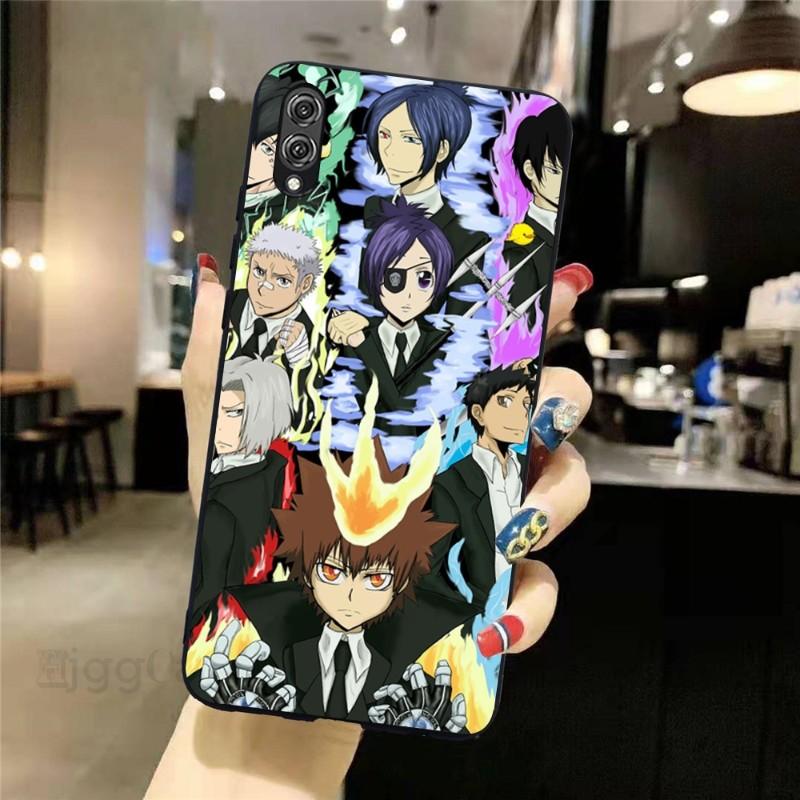 Чехол для телефона Hitman Reborn с аниме для Honor 70 50 20 7S X9 X8 X7 Magic 4 3 Pro, мягкий черный чехол для телефона