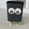 With Feet Funny Garbage Bin Plastic Cartoon Garbage Can Creative Big Eyes Trash Can Living Room