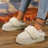 2024 Новые теплые ботинки женские зимние туфли на плоской подошве короткие плюшевые меховые ботильоны повседневная обувь спортивные замшевые мотоциклетные ботинки