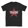 25ss Летняя футболка Rage Against The Machine Star Женская Забавная Хлопковые Футболки Круглый Вырез Короткий Рукав Унисекс Футболки Большого Размера Топы