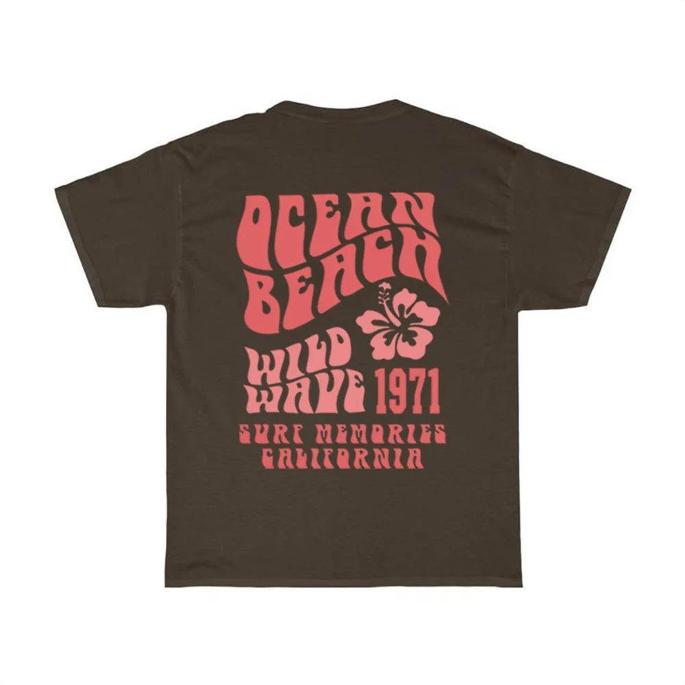 Ocean Beach Shirt Aesthetic Tee Trendy Shirts California Shirt Trendy VSCO Shirts Words On Back Pinterest Tshirt Beach T Shirts Unisex