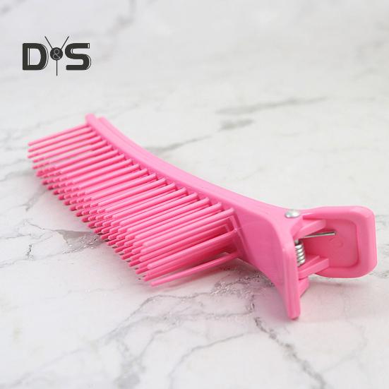 1/2/3/4Pcs Hair Sectioning Grip Clips Professional Hair Stylist Clip Hair Parting Comb Clips for Salon Hair Cutting Coloring