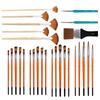 Набор кистей для рисования, нейлоновая щетина, портативные профессиональные кисти для художественной живописи маслом, акварелью