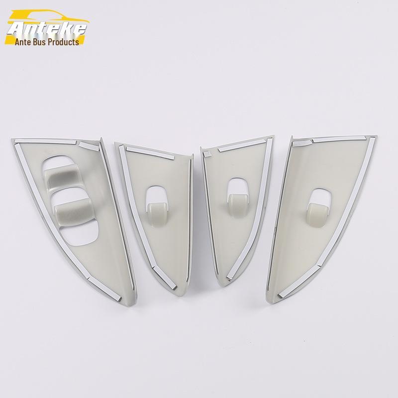 Fits 16 Sylphy Models: Electroplated Glass Switch Decorative Frame & Armrest Window Lift Patch Accessories