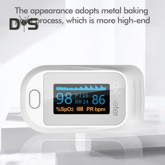 Измеритель кислорода в крови с цифровым дисплеем индекса PI, высокоточный, безболезненный для пальцев, портативный оксиметр для измерения насыщения крови кислородом
