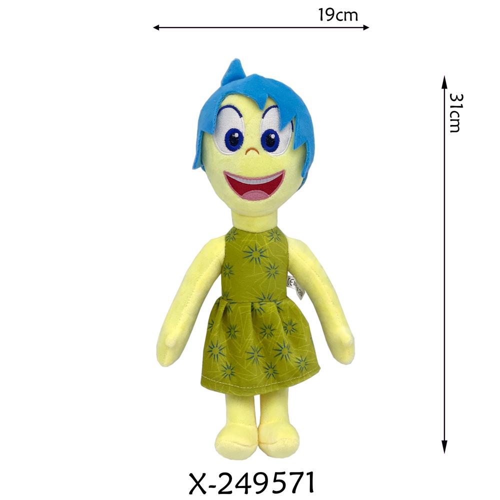 Плюшевая Мультяшная Брелок-Ключница Inside Out 2 Аниме Персонажи Грусть Страх Радость Подвеска Украшение Кукла Игрушки Детские Подарки на День Рождения