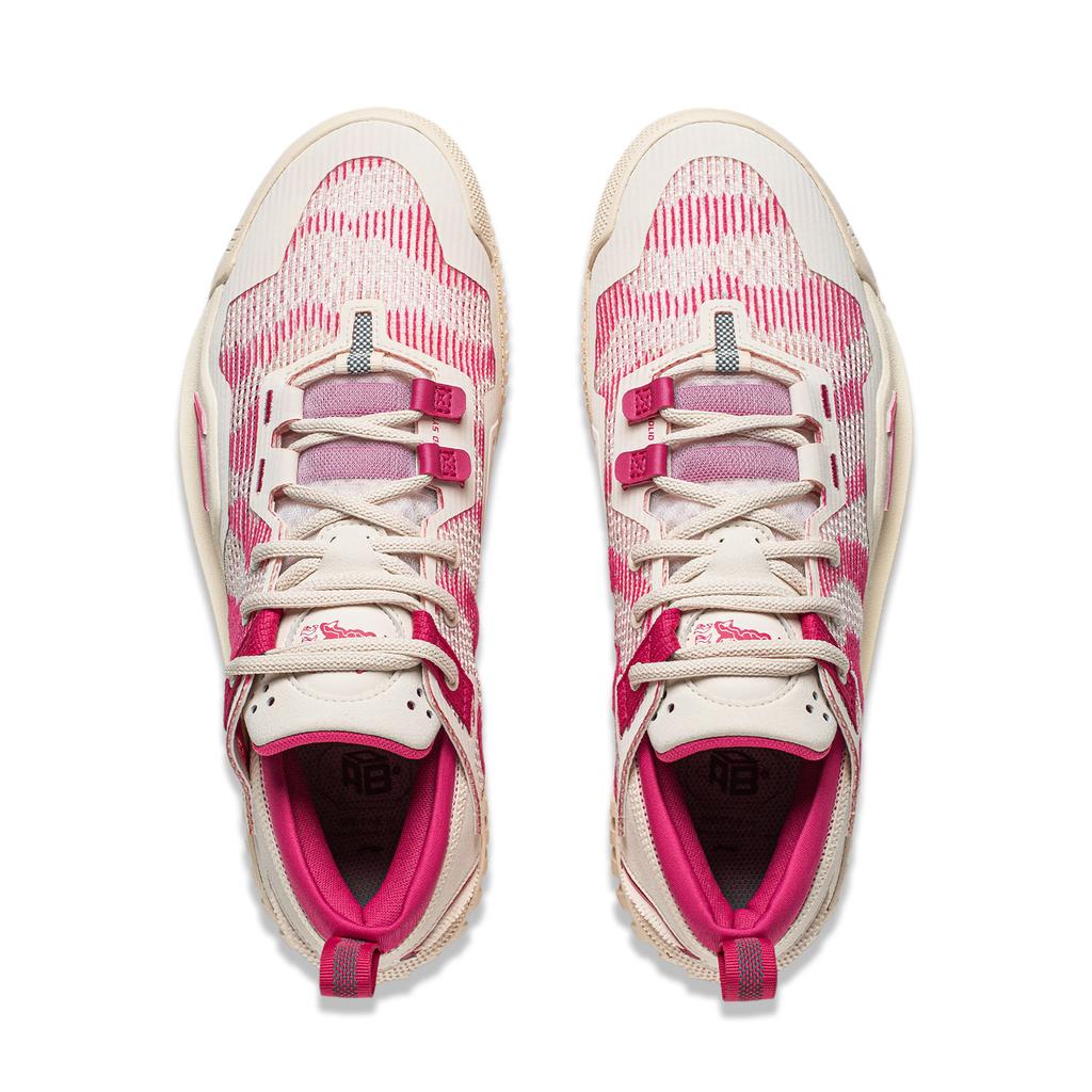 Li Ning BadFive 3 Low Slip Resistant And Breathable Coverage Low top Basketball Shoes Men's Matte Ecru ABFU005-22