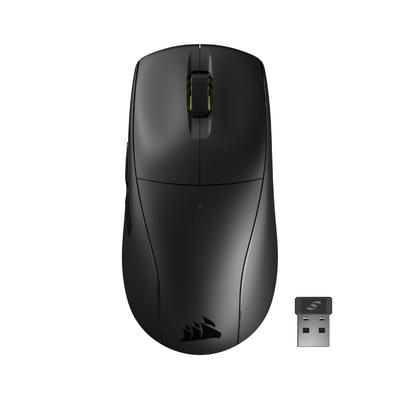 Corsair M75 AIR WIRELESS Сверхлегкая беспроводная игровая мышь Самая легкая в истории компании 60 г с возможностью подключения iCUE с возможностью настройки 26000 точек на дюйм, черная