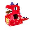 Paper Dinosaur Head Costumes Toy DIY Wearable Interactive Cardboard Dinosaur Head Costumes for