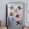 Мультяшный плюшевый магнит на холодильник для животных, кукла-животное, магнитное украшение на холодильник для дома
