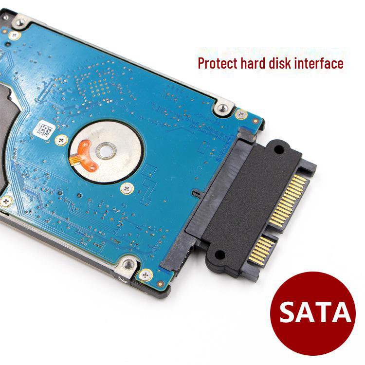 SATA 7+15 Pin Male To Female Adapter Card for Hard Disk Interface Protection