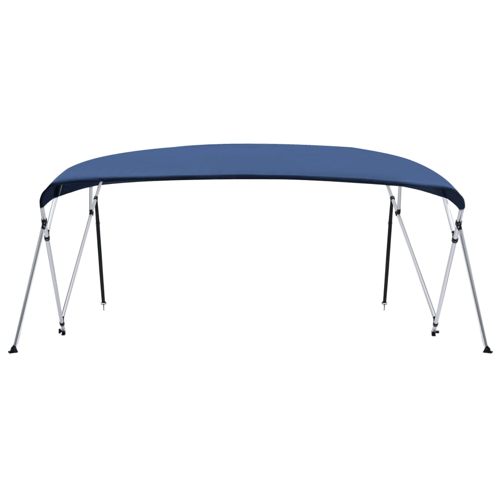 4 Bow Bimini Top Marine Blue 243 x (230 244) x 137 cm