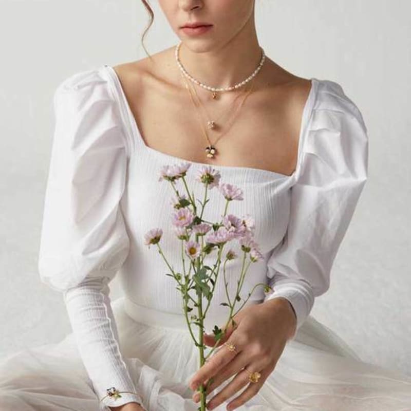 Браслет Ollia с цветами фиалки, повседневный акцент, модный браслет