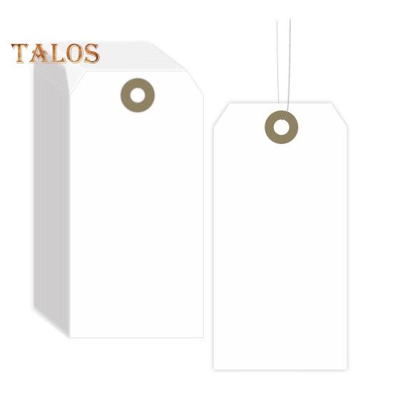 100 шт. пустые этикетки для доставки с проволочными бирками для еды, одежды, вина, этикетки для маркировки инвентаря, поделок