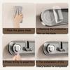 Plastic Suction Cup Door Hooks Wall Mounted Robe Coat Hangers Sundries Storage Hook  Bathroom