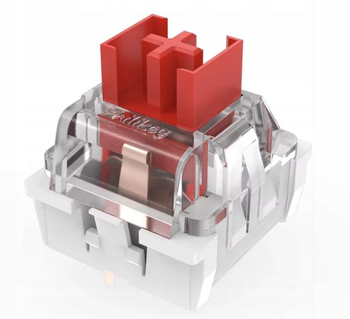 Attack Shark Red Switch Liniowe 1szt Przełącznik do Klawiatury Mechaniczne