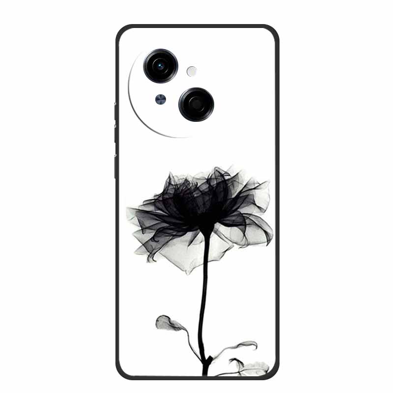 Phone Case For Tecno Spark Go 1 S Back Cover Case 6.67" Black Silicone Soft TPU Coque For Tecno Spark Go 1S Case Go1S Funda Para