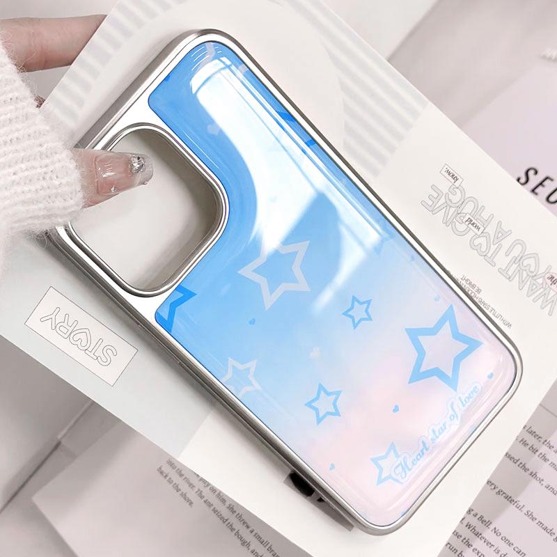 Чехол Zhitai Silver Edge Drip Glue для iPhone 13P/14 ProMax/15/16