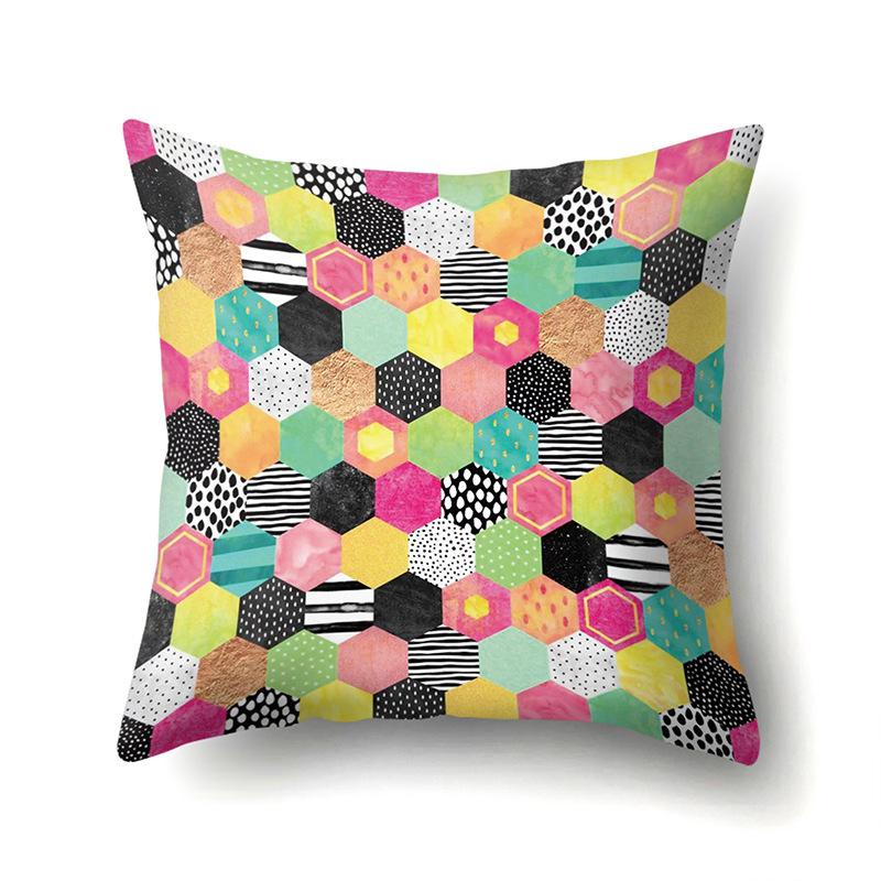 Polyester Pillowcase Automobile Decoration Home Printed Pillowcase