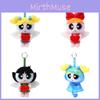 Adorable Flying Little Powerpuff Girls Plush Doll With Cute Raincoat Design 13cm
