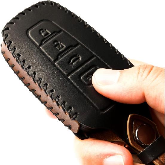 Чехол для ключа-брелока, совместимый с 2018-2025 Toyota Camry RAV4 Highlander Avalon C-HR Prius Corolla GT86 Smart Key