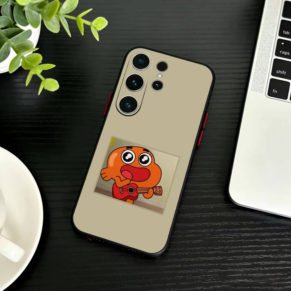 Чехол для телефона J-Gumball и Darwin для Samsung S26,S25,S24,S23,S22,S21,S20,Ultra,Plus,FE Черный Мягкий Чехол