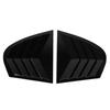 Pair of Car Rear Window Shutter Cover Trim Stylish Rear Side Window Louver Vent Trim for 5 Series