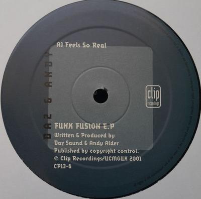 12-дюймовая пластинка DAZ SAUND & ANDY ALLDER - Funk Fusion E.P CP0136 Clip Recordings 2001 UK Танцевальная и Электронная музыка Б/У