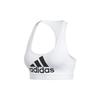 (WMNS) adidas DonAsia Sizing 't Rest Badge of Sport Bra 'White Black' Women's EA3297