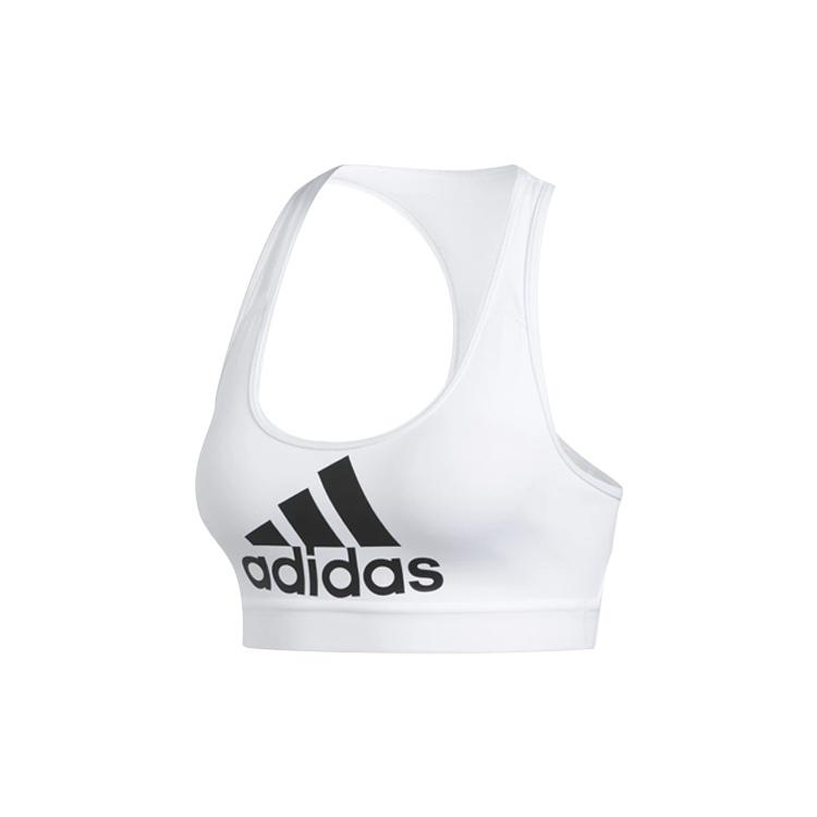 (WMNS) adidas DonAsia Sizing 't Rest Badge of Sport Bra 'White Black' Women's EA3297