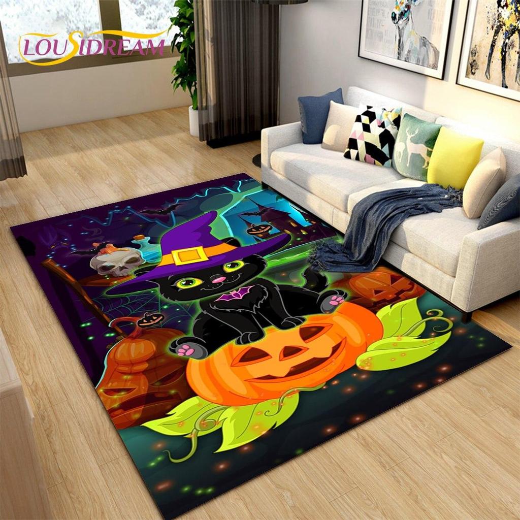 Коврик с 3D рисунком милого кота, ковер для гостиной, украшение детской комнаты, мягкий нескользящий напольный коврик для детей, подарок