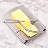 Stainless Steel Cheese Slicer Cutter Multipurpose Food Cutter with Blade Cheese Cutter Board Accurate Size Scale