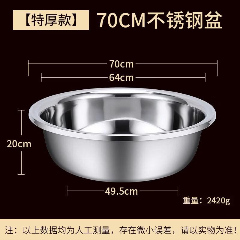 Утолщенная миска для смешивания из пищевой нержавеющей стали 304 Zhangxingzhe