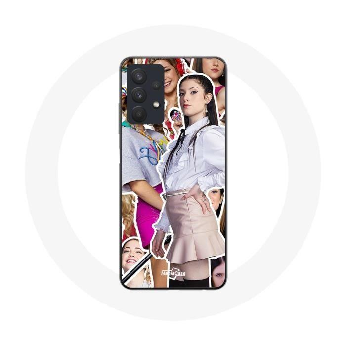 Чехол - Миа Касерес - Samsung Galaxy A32 5G - Мягкий - Белый - Преследуй Свои Мечты