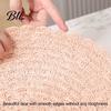 Lightweight Stackable Mats Round Insulated Placemat for Dining Table, Heat Resistant Paper Place Mat, Waterproof Oil Proof Non Macaron Color