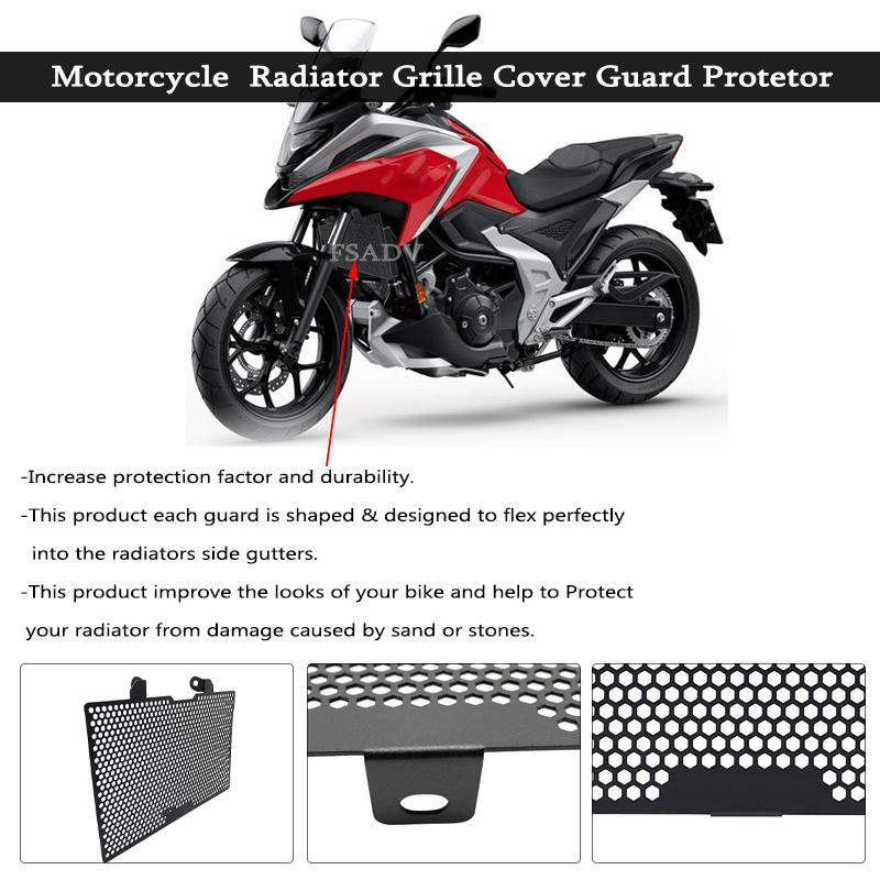 Для HONDA NC750X NC750 X NC 750X 2013-2023 Мотоцикл Решетка Защита Радиатора Охлаждение Защитная Крышка Аксессуары