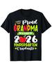 Humorous Family TShirt for a Proud Grandma of a Kindergarten Graduate In  Comfortable UnisexS Crew Neck Tee Soft And Breath