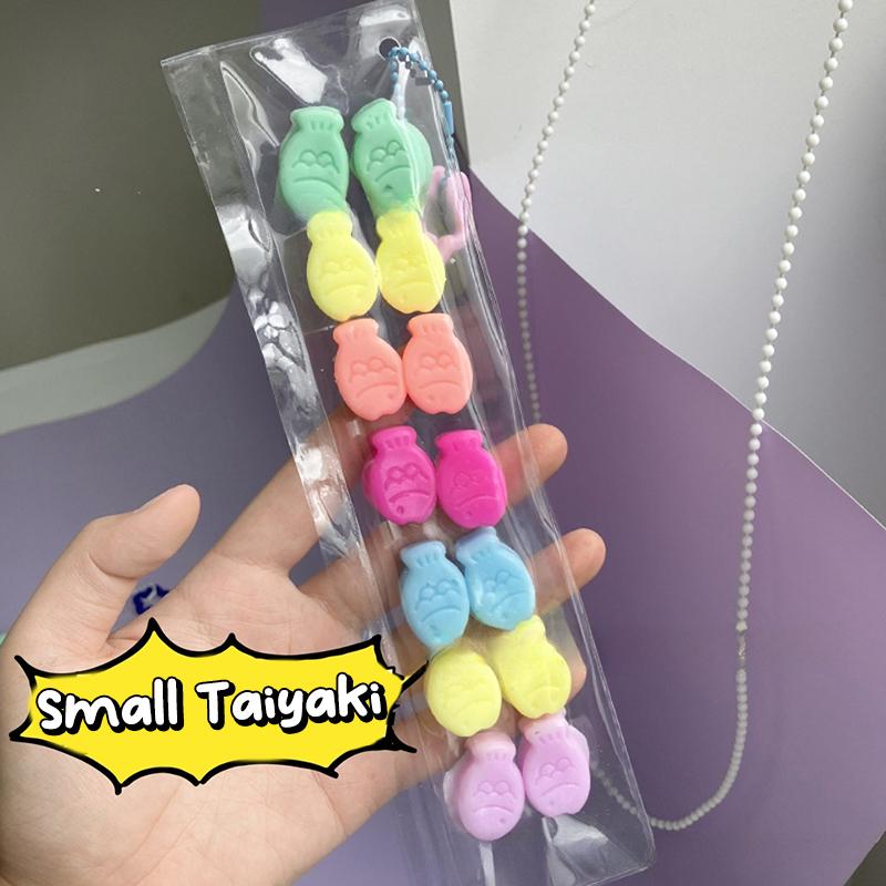 Милая мягкая игрушка-фиджет в виде кошачьей лапки Kawaii Taiyaki, мультяшная мягкая игрушка-моти, игрушка для снятия стресса, игрушка для детей и взрослых, подарки