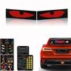 Devil Eye Track LED Car Screen DIY Text Pattern Dynamic, Colorful Eye Lamp Soft