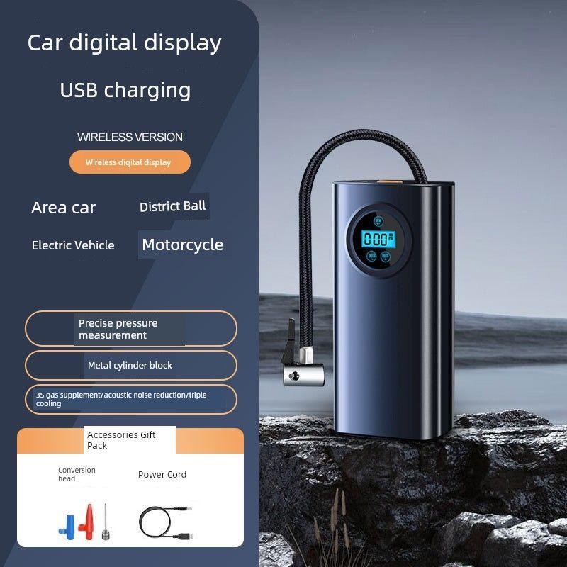 German Japan Import Technology New Arrival Vehicle Air Pump Car Portable Air Pump Electric Lighting Car None