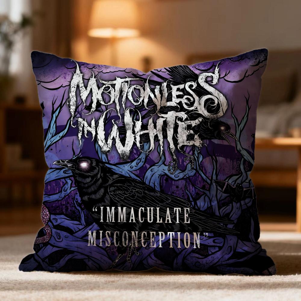 Модная Наволочка M-MMotionless In White Мягкая Стирающаяся Подушка для Дивана Кровати Путешествий Офиса