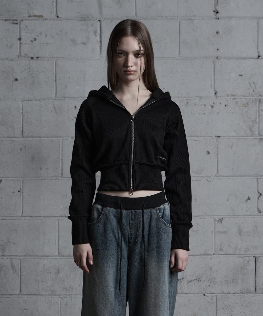 ARCLIVE Winter Knit Zip-Up (Black)