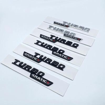 3D плоская эмблема Fo Turbo 4matic 4matic + Plus для Mercedes Benz AMG GT E53 GLE53 A35 A45 CLA35 CLA45 GLA45, боковая наклейка на крыло автомобиля