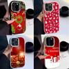 N111 Merry Christmas art Happy New Year мягкие чехлы для телефонов iPhone 16Pro Max Xiaomi 11 Lite 5G NE Redmi 13C рамка с покрытием защитная задняя крышка для камеры
