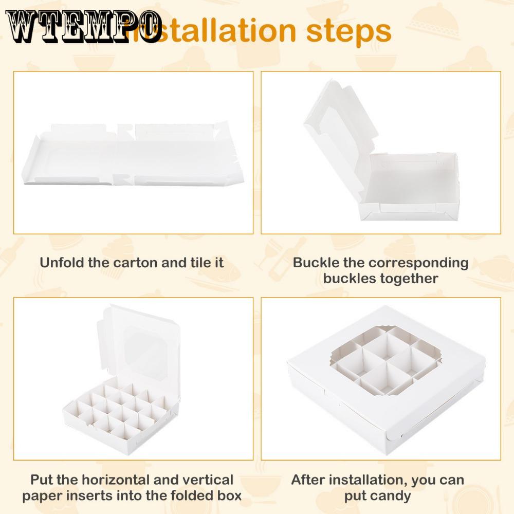15 шт. Подарочная упаковочная коробка с окном, подарочные коробки с 16-секционным разделителем и функцией быстрой сборки, витрина для хранения ювелирных изделий, презентация