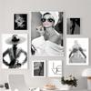 Modern Fashion Black and White Sexy Nude Woman Photography Poster Decorative Paintings Canvas Wall Art Picture Room Home Decor