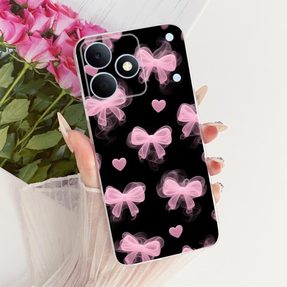 For Realme Note 80 2026 Cute Flower Butterfly Cat Painted Case For Realme Note80 RMX5388 Soft Silicone TPU Phone Cases