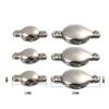 5sets/lot Strong Strong Magnetic Clasps fit  8*14/12*20mm Leather Bracelet Buckle Connectors Hook For Jewelry Making Wholesale
