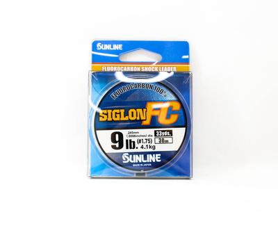 Sunline Флюорокарбоновый поводок Siglon FC 100% 30м 9lb Диаметр 0.245мм (8173)